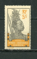 GABON - GUERRIER -  N° Yt 91** - Unused Stamps