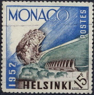 Monaco Poste Obl Yv: 391 Mi:463 Helsinki Stade Louis II (Obl.mécanique) Dents Courtes - Usati
