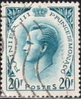 Monaco Poste Obl Yv: 425A Mi:583  Rainier III (Lign.Ondulées) - Used Stamps