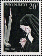 Monaco Poste N** Yv: 499 Mi:597 Bernadette En Prière - Unused Stamps