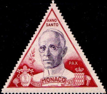 Monaco Poste N** Yv: 354 Mi:430 Anno Santo Pax SS Pie XII (Petit Def.gomme) - Unused Stamps