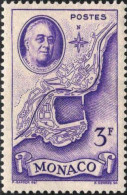 Monaco Poste N** Yv: 300 Mi:327 Franklin.D.Roosevelt - Unused Stamps