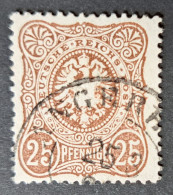 Deutsches Reich 1875, Mi 35b, (dunkel)gelbbraun, Geprüft - Used Stamps