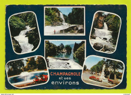 39 CHAMPAGNOLE Et Ses Environs Multivues Cascade De La Billaude Perte De L'Ain Postée à 71 Pierre De Bresse En 1969 - Champagnole