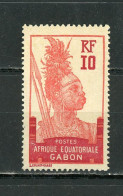 GABON - GUERRIER -  N° Yt 53*!! - Unused Stamps