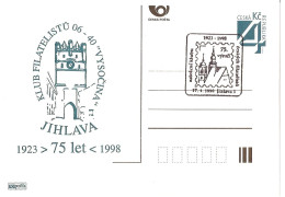CDV B 102 Czech Republic Jihlava Iglau Stamp Club Anniversary 1998 - Cartes Postales