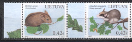 Lituania 2017- Lihuanian Red Book-Rodents Set (2v) - Litouwen