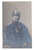 Empereur Allemand Guillaume II - Kaiser - Roi De Prusse - Uniforme Et Médailles - Casque à Pointe - CARTE PHOTO - Hombres Políticos Y Militares