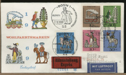 GERMANY - DEUTSCHE - FDC 1969  WOHLFAHRTSMARKEN - 1961-1970