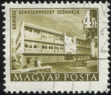Pays : 226,4 (Hongrie : République Démocratique)  Yvert Et Tellier N° :1011 A (o)  (format : 21 X 17 Mm) - Used Stamps