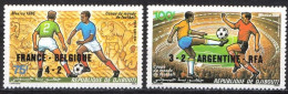 Djibouti MNH Overprinted Pair - 1986 – Messico