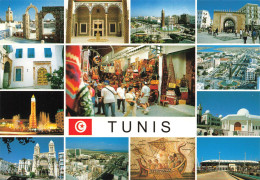 TUNISIE - Tunis - Marché - Monuments - Mosquée - Multi-vues - Carte Postale - Tunisia