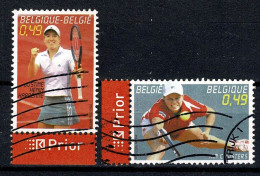 Belg. 2003 - 3225/26, Yv 3214/15  Justine Henin / Kim Cleisters - Used Stamps