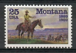 United States Of America 1989 Mi 2027 MNH  (ZS1 USA2027) - Paarden