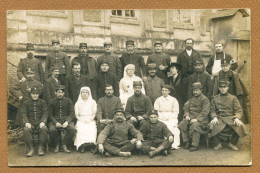 WW1 : " HÔPITAL MILITAIRE Avec Un BLESSE De MARANVILLE "  (Haute-Marne) - War 1914-18