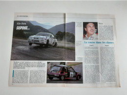 Coupure De Presse Sport Automobile Rallye Ain-Jura 1991 - Autres & Non Classés