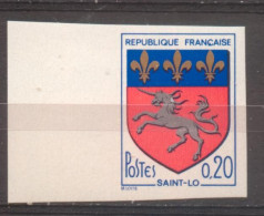 Blason Saint-Lô YT 1510 De 1966 Sans Trace Charnière - Non Classés