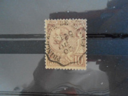 MONACO YT 4 - PRINCE CHARLES III - 10c. Lilas-brun S.jaune - Used Stamps