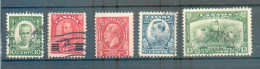 C 177 - CANADA - YT 156 / 157 / 158 à 160 ° Obli - Used Stamps
