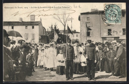 CPA Bussière-Poitevine, Ostensions Du Dorat 1904, Arrivée De La Commune  - Le Dorat