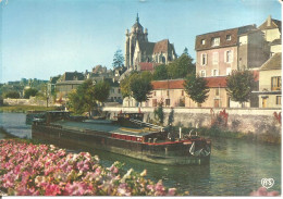 PENICHES - BATELLERIE - DOLE (39) Le Canal Du Rhône Au Rhin  CPSM  GF - Hausboote