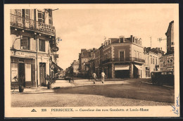 CPA Perigueux, Carrefour Des Rues Gambetta Et Louis-Blanc  - Other & Unclassified