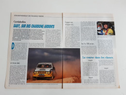 Coupure De Presse Sport Automobile Championnat De France Terre 1991 - Cardabelles - Otros & Sin Clasificación