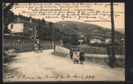 CPA Saint Pierre-de-Boeuf, L`Entrée Du Village  - Other & Unclassified