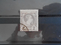 MONACO YT 2 - PRINCE CHARLES III - 2c. Violet-gris - Used Stamps