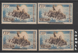 S.VIETNAM   #ERROR 3 DOUBLE BAR Diff + 1 NORMAL  REFUGEES  1956  **MNH    Réf  E4 - Vietnam