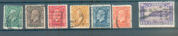 C 178 - CANADA - YT 161 à 167 ° Obli - Le YT 167 à Une Dent Courte Haut Droit - Used Stamps