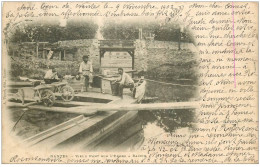 44 NANTES. Ouvriers Au Vieux Port Sur L'Erdre à Barbin 1902 - Nantes