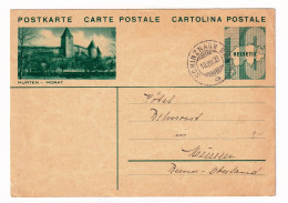 Postkarte Schinznach 1933 Suisse Murten Morat Switzerland - Postwaardestukken
