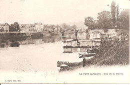 PENICHES - BATELLERIE - LA FERTE-SOUS-JOUARRE (77) Vue De La Marne En 1905 - Houseboats