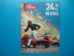 (1959) 24 H Du Mans (couverture De La Revue " L'ACTION AUTOMOBILE ET TOURISTIQUE ") - Illustrateur Michel Beligond - Ohne Zuordnung