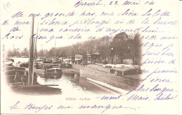 PENICHES - BATELLERIE - EPINAL (88) Le Port En 1904 (Dos Non Divisé) - Hausboote