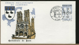 FRANCIA FRANCE -  FDC 1987  LAON - 1980-1989