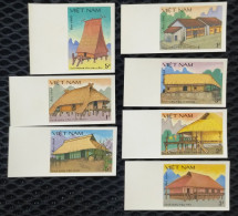 Vietnam Viet Nam MNH Imperf Stamps 1986 : Traditional Architecture Of Vietnamese Ethnic Minorities (Ms494) - Vietnam