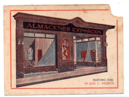 Tarjeta Almacenes Exposicion Valencia - Otros & Sin Clasificación