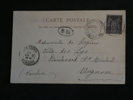 DO18 ALGERIE  CARTE BM RR  1900  CONSTANTINE A AVIGNON FRANCE +  SAGE +AFF. INTERESSANT++ - 1877-1920: Semi-moderne Periode