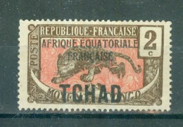 TCHAD - N°20 MH. - SCAN DU VERSO - Timbres De 1922 Surchargés. - Unused Stamps