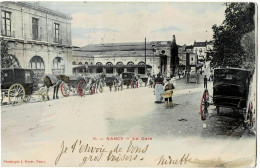 Nancy La Gare Circulée En 1907 - Nancy