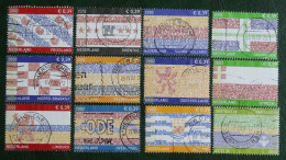 12 Provinciezegels Complete Set NVPH 2065-2076 (Mi 1992-93 2002 Used Gebruikt Oblitere NEDERLAND NIEDERLANDE NETHERLANDS - Used Stamps