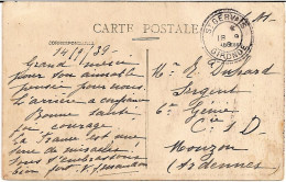 5---33 ST GERVAIS Facteur-boitier FM 1939 (case De La Levée Vide) - Manual Postmarks