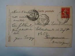 FRANCE  POSTCARDS ANGOULEME POSTMARK AND STAMPS 1911 - Sonstige & Ohne Zuordnung