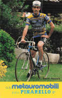 Vélo - Cyclisme -  Coureur Cycliste Italien Marcello Bartoli -  Squadra Metauro - Pinarello - 1983 - Cycling