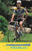 Vélo - Cyclisme -  Coureur Cycliste Italien Marcello Bartoli -  Squadra Metauro - Pinarello - 1983 - Radsport