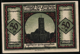 Notgeld Neustrelitz 1921, 50 Pfennig, Abendgesellschaft Sitzt Beisammen  - [11] Emissions Locales