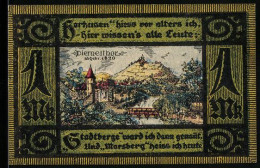 Notgeld N. Marsberg 1920, 1 Mark, Das Diemelthor  - [11] Local Banknote Issues