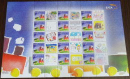 Greece 2003 Children Paintings Personalized Sheet MNH - Unused Stamps